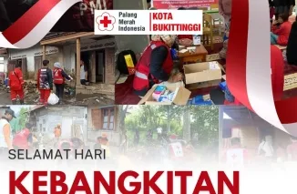 Momentum Memperkuat Semangat Kemanusiaan, PMI Bukittinggi dalam memperingati hari kebangkitan nasional.