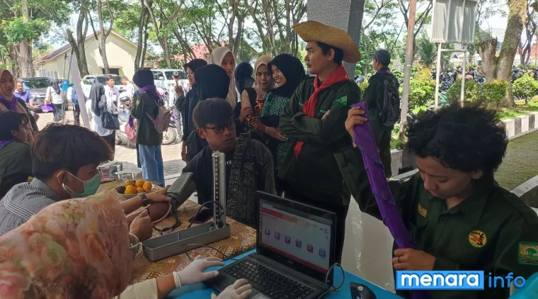 Kegiatan donor darah Mapala Kadupa Ungu Unand Payakumbuh menjadi bukti bahwa kepedulian sosial dapat tumbuh di kalangan generasi muda