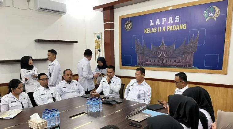 Pelaksanan Supervisi, Bimtek, dan Monev SPPT-TI di Kanwil Ditjenpas Sumatera Barat, Kamis (25/09/2025).